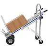 [US Local Warehouse] 2 in 1 Industrial Convertible Stair Climbing Car 1000 LBS Capacity Folding Hand Truck with Wheels for Transport & Moving