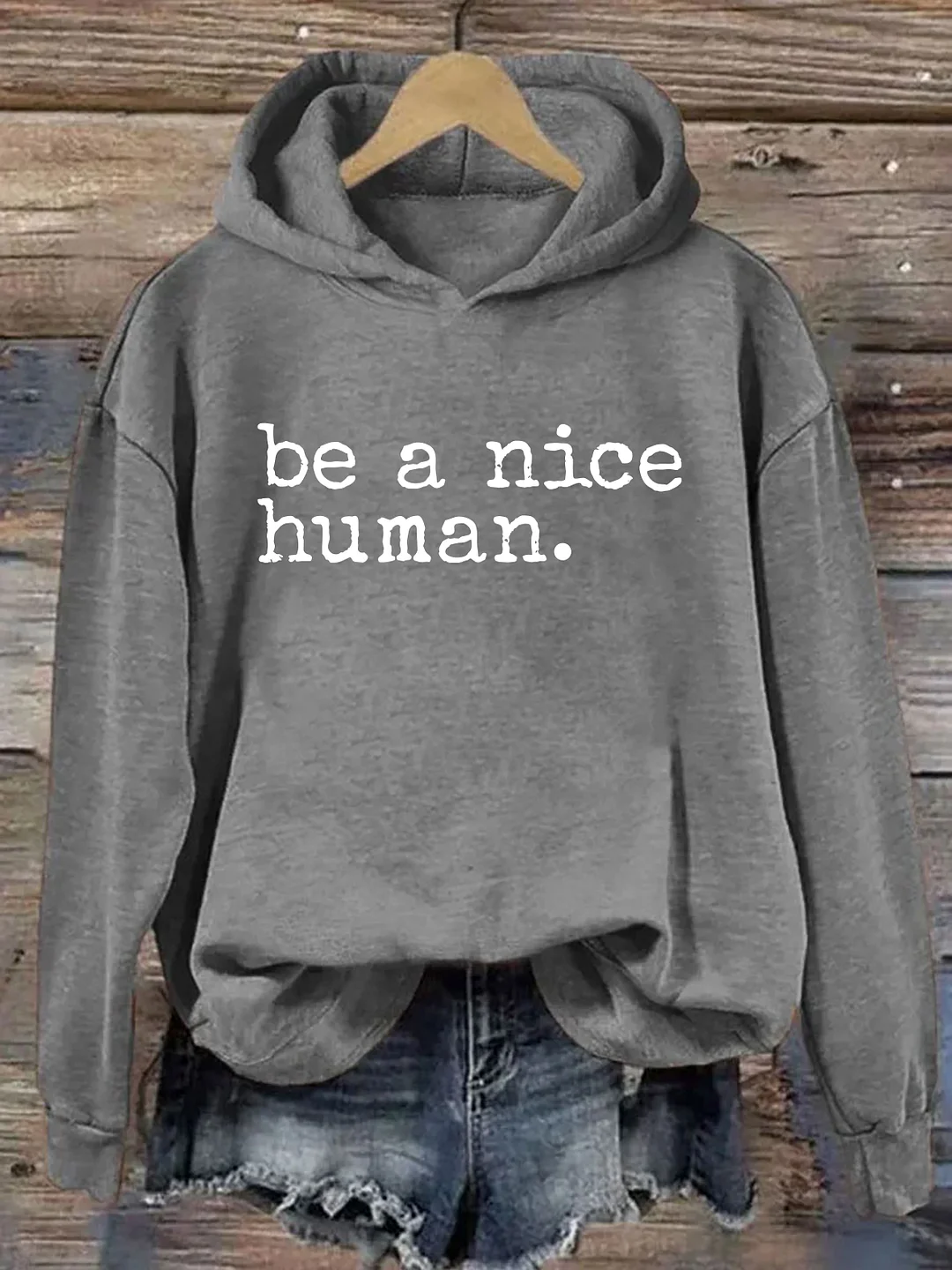 Be A Nice Human Hoodie