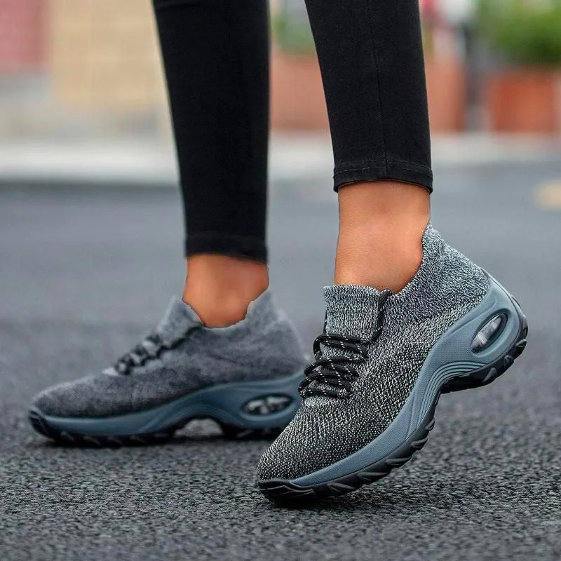 Fortuna Lace Up Running Shoes Platform Sneakers