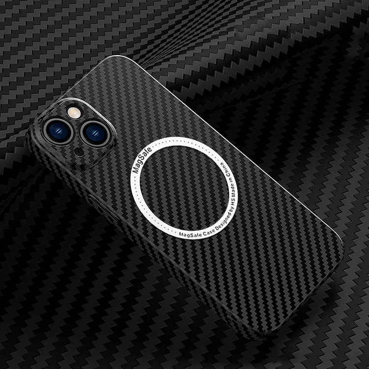 Carbon Fiber Magnetic Wireless Charging Case