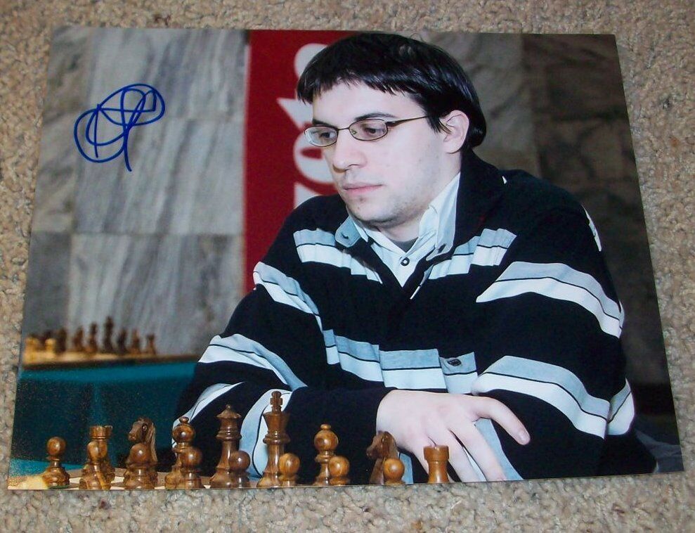 CHESS GRANDMASTER MAXIME VACHIER-LAGRAVE SIGNED AUTOGRAPH 8x10 Photo Poster painting A w/PROOF