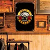 Guns n ' roses - Panneaux en &eacute;tain m&eacute;tallique(20*30cm/30*40cm)