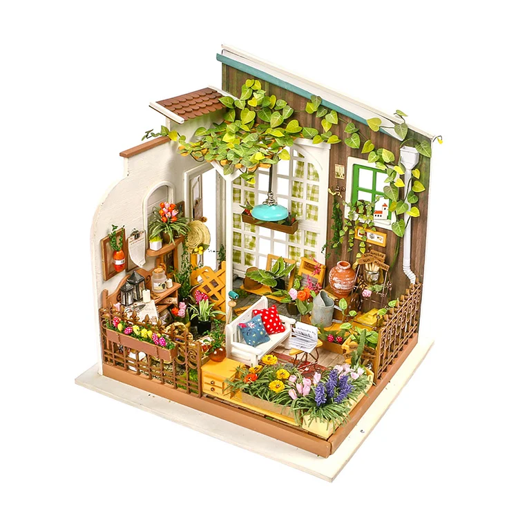 Rolife Sam's Study DIY Miniature House Kit DG102 | Robotime