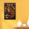 Autumn Leaf Fox-Full Embroidery 3 Strands 11CT Stamped Cross Stitch-40*60CM-Large Size