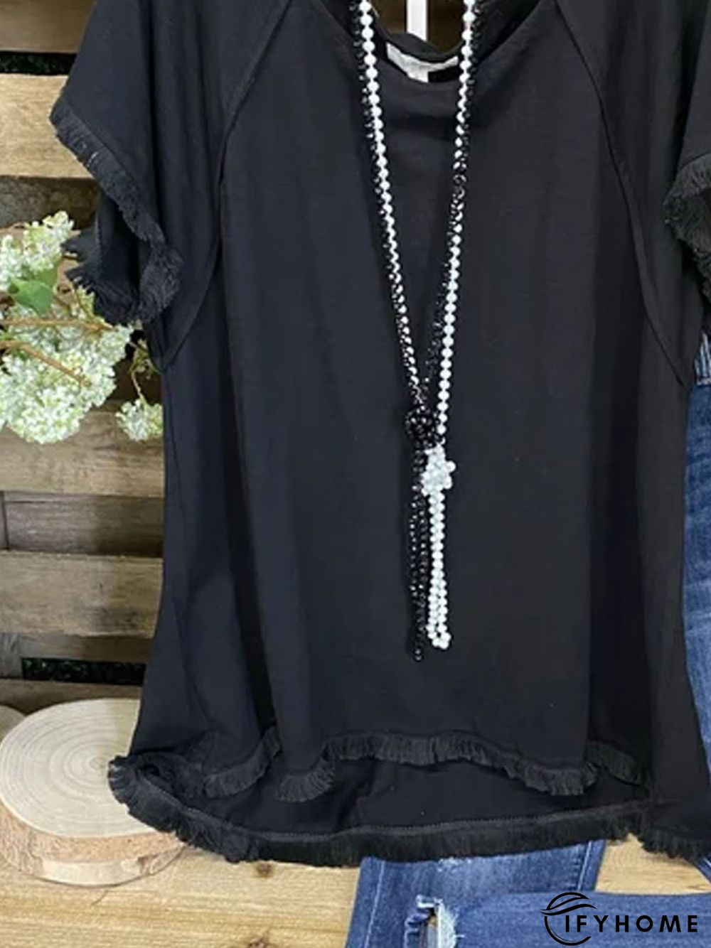 Plain Fit Casual Shawl Collar Blouses | IFYHOME