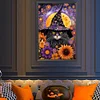 (40*60cm)Halloween Cat - Full Round Drill Diamond Painting
