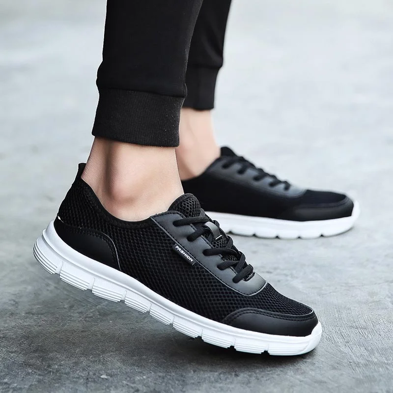 MWY Men Shoes Lightweight Sneakers Breathable Mesh Casual Shoes For Men Fashion Footwear Zapatillas Hombre Men Trainers Shoes