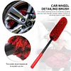 Car Grooming Brush Bendable Car Cleaning Brushes for Auto Washing (3Pcs)