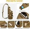 BAIGIO Taktische Brust Pack Militar Sling Rucksack Crossbody Ein Gurt Schultertasche fur Laufen Trekking Wandern Reisen