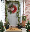 🔥Last Day 49% OFF🎄Ruffled Burlap Christmas Wreath🎄-mysite-Adracos