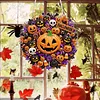 Halloween Pumpkin DIY Acrylic 5D Crystal Diamond Gem Art Hanging Ornament for Home Wall Decor