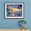 Seaside Sunrise Lighthouse  | Full Round Diamond Painting Kits