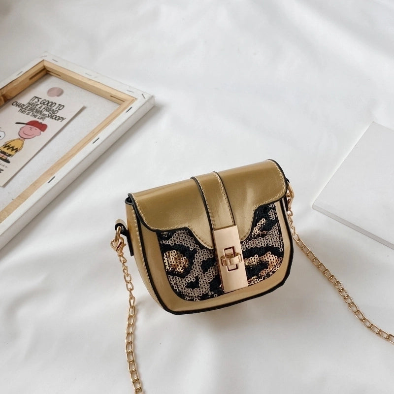 Girl’s All Seasons Pu Leather Streetwear Shoulder Bag Chain Bag