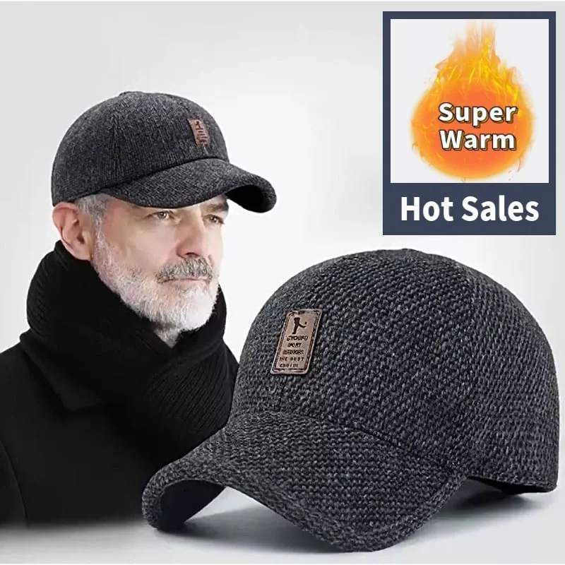 Last day 50% off - Wessiny™ Winter Baseball Cap--With Ear Muffs