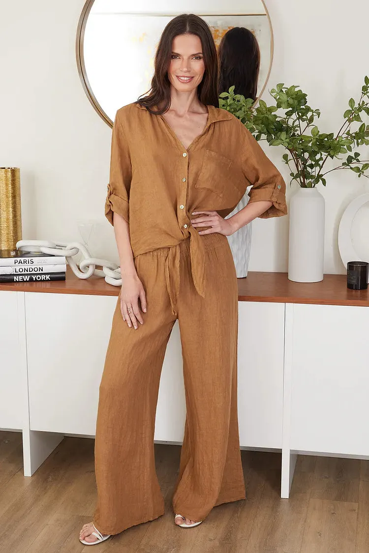 Olive Grove Palazzo Pant