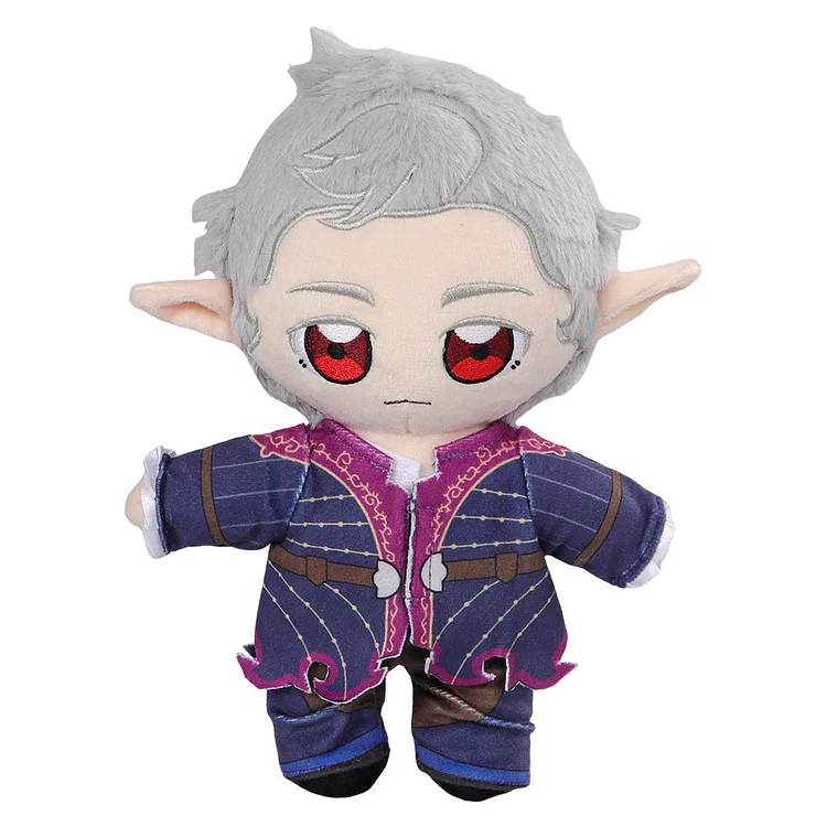Baldur's Gate Astarion Cosplay Plush Toys Cartoon Soft Stuffed Dolls Mascot Birthday Xmas Gift