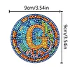 Diamond Painting Double Sided Letters G Keychain Pendant