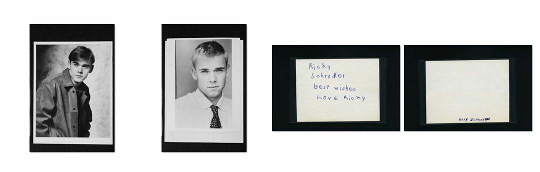 Rick Schroder - Signed Autograph and Headshot Photo Poster painting set - NYPD Blue