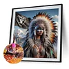 Indians nfl Las vegas raiders-Round drill diamond painting-40*40cm