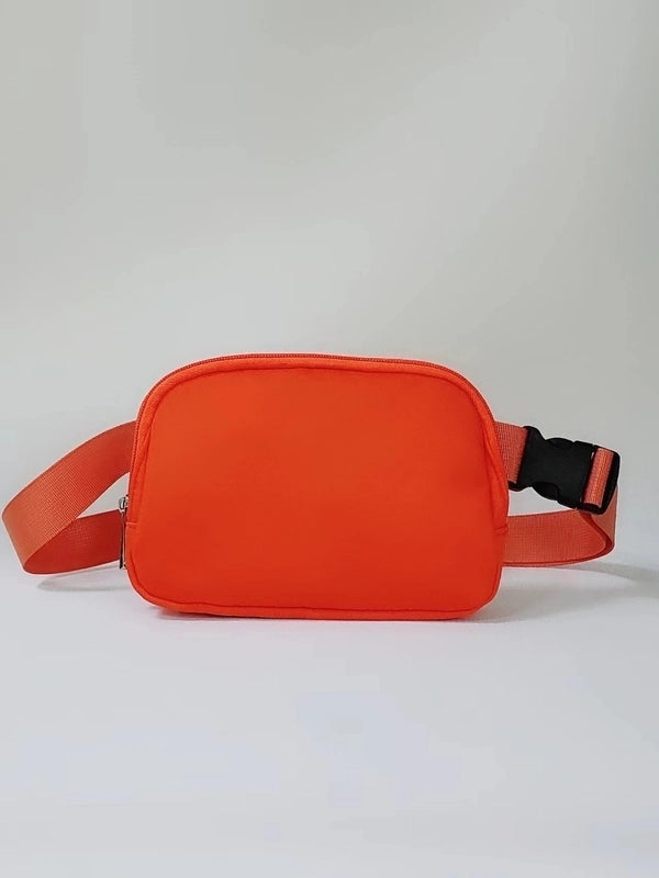 Women’s Streetwear Solid Color Nylon Waist Bags