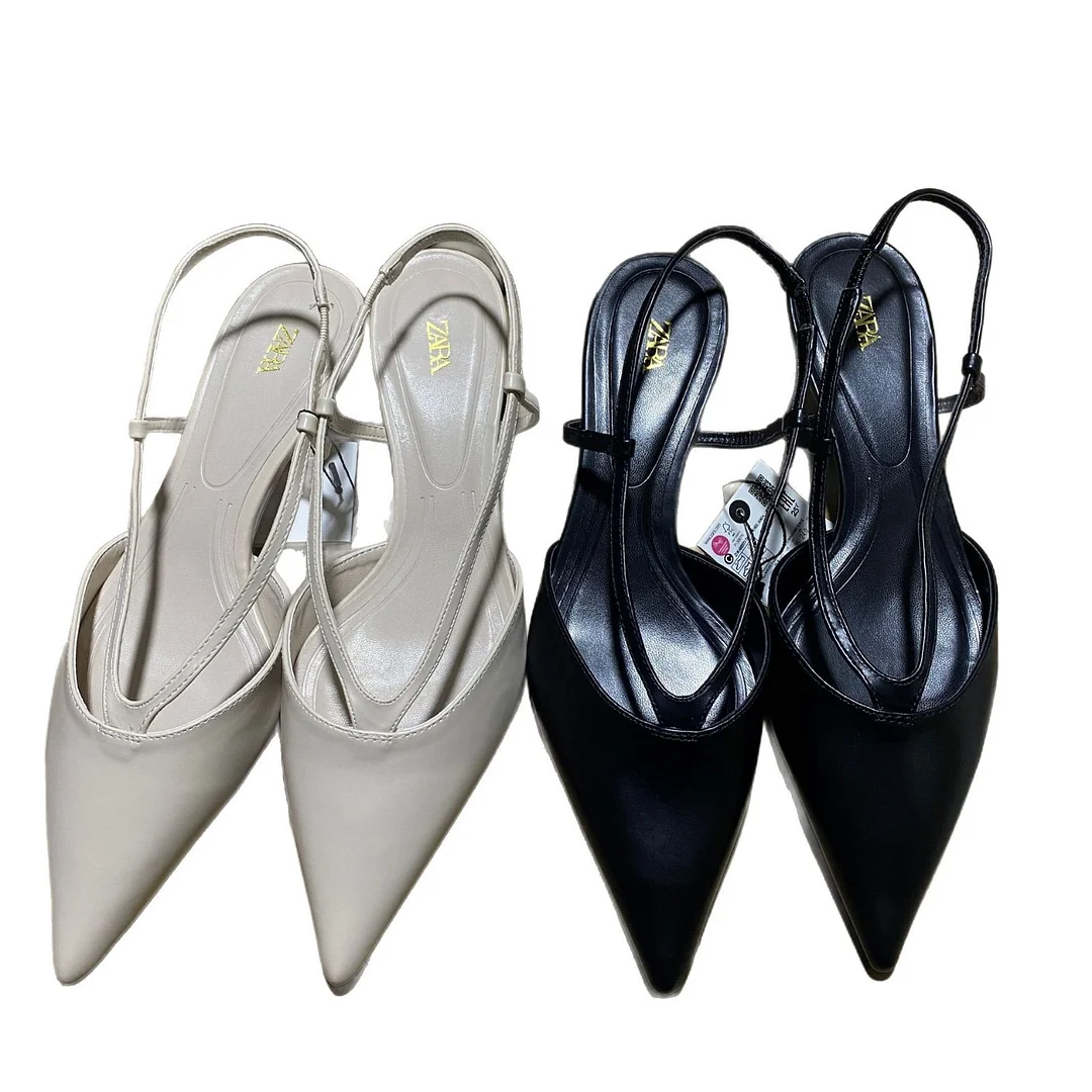 Breakj Breakj Spring New Feel Sandals Women Wear French Evening Fairy Style Sharp Single Shoes In Summer