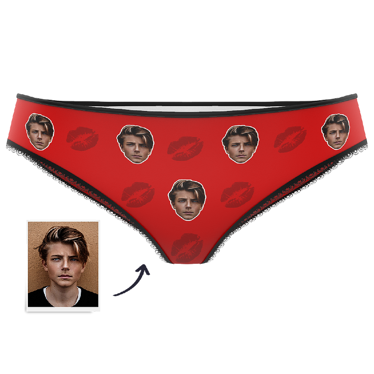 Custom Kiss Face Panties