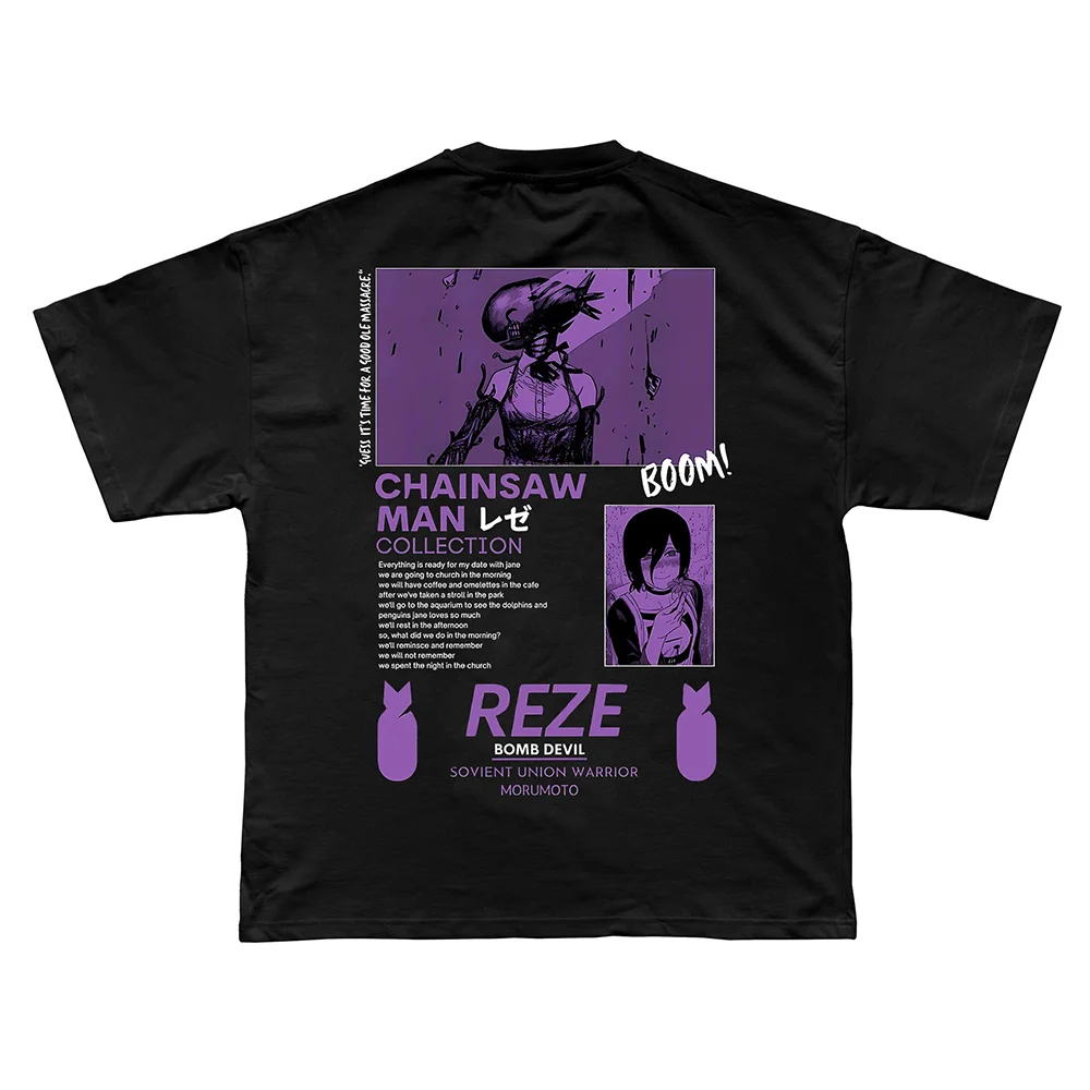 Reze Bomb Devil Printed Men's T-shirt