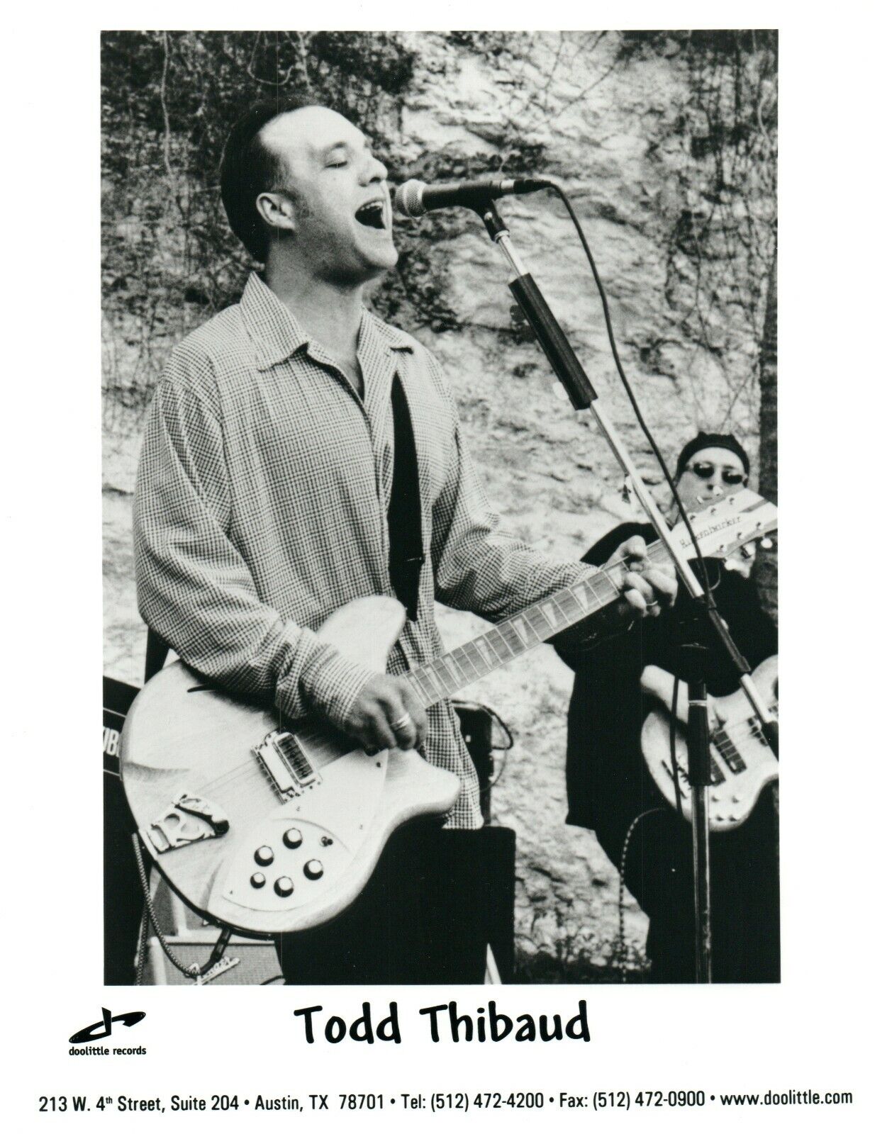 TODD THIBAUD Pop Rock Music 8x10 Promo Press Photo Poster painting Doolittle Records