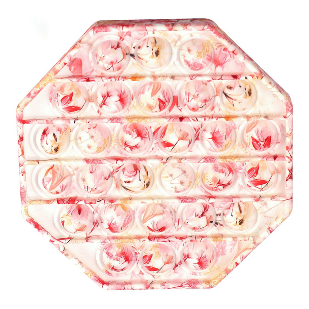 

Red Leaf Flower - Pop It Fidget Toy, 501 Original