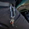 D-Type Quick-Hang Mountaineering Buckle Multi-Function Combination Outdoor Tool Portable EDC Quick-Hang Self-Defense Alloy Keychain Hook