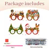 DIY Diamond Painting Christmas Glasses Frame No Lens 4pcs(Christmas)
