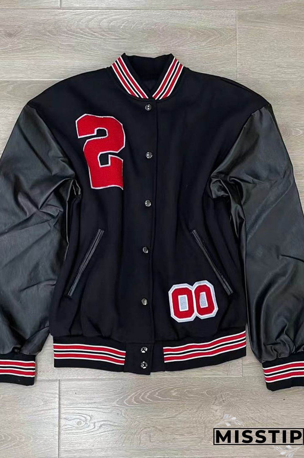 Apricot Fashion Casual Patchwork Embroidered O Neck Outerwear