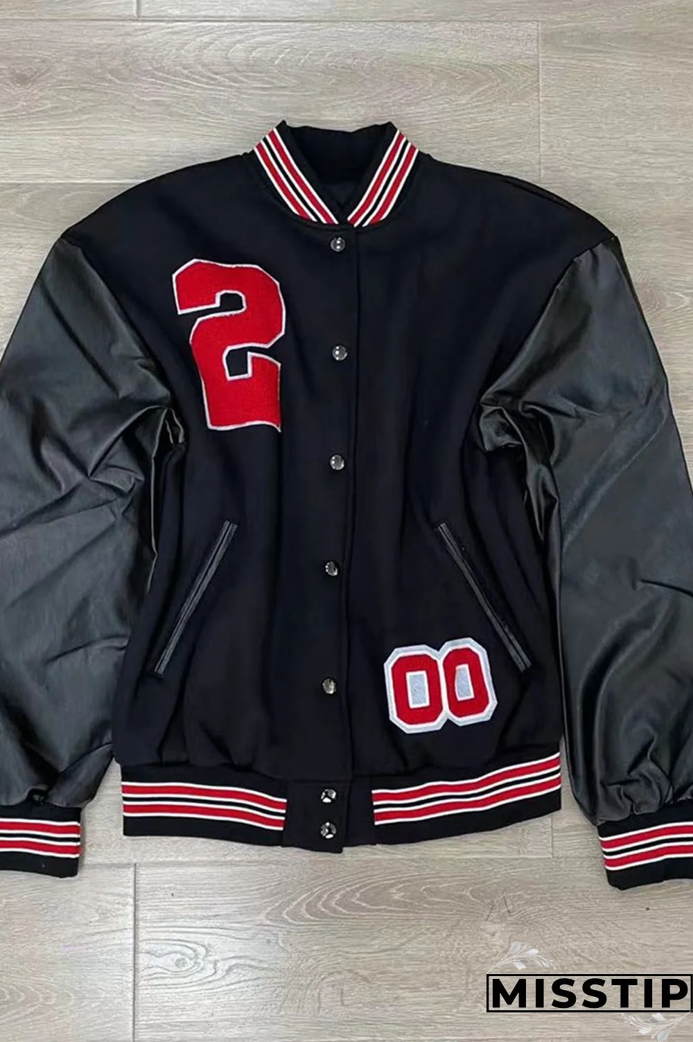 Apricot Fashion Casual Patchwork Embroidered O Neck Outerwear