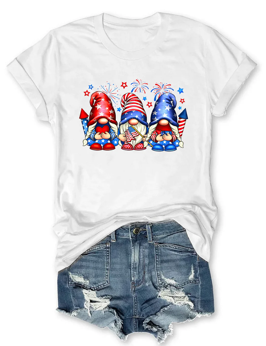 4th Of July Gnomes T-shirt