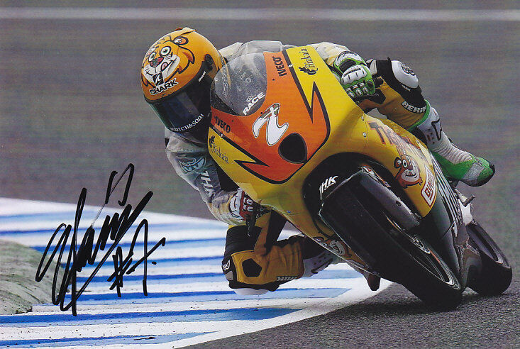 Efren Vazquez Moto 3 Hand Signed Honda Photo Poster painting 5x7.5 2012 3.