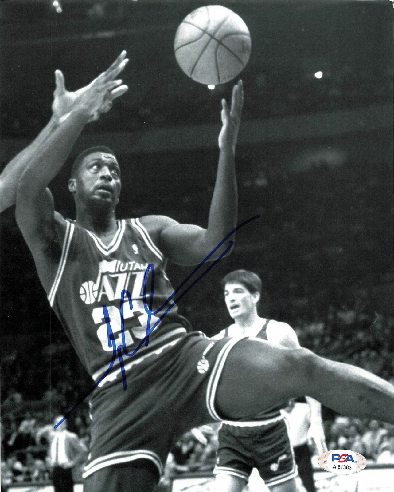 TYRONE CORBIN signed 8x10 Photo Poster painting PSA/DNA Utah Jazz Autographed
