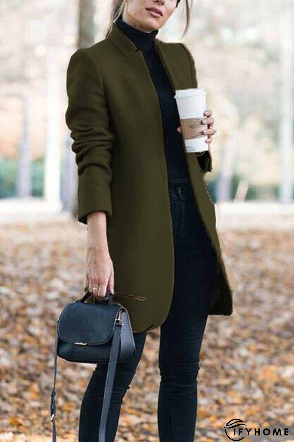 Stand-up Collar Elegant Coat (7 Colors) | IFYHOME