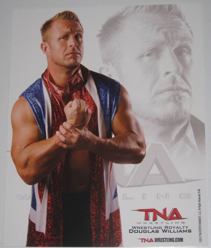 TNA DOUGLAS WILLIAMS P-80 OFFICIAL LICENSED 8X10 WRESTLING PROMO Photo Poster painting