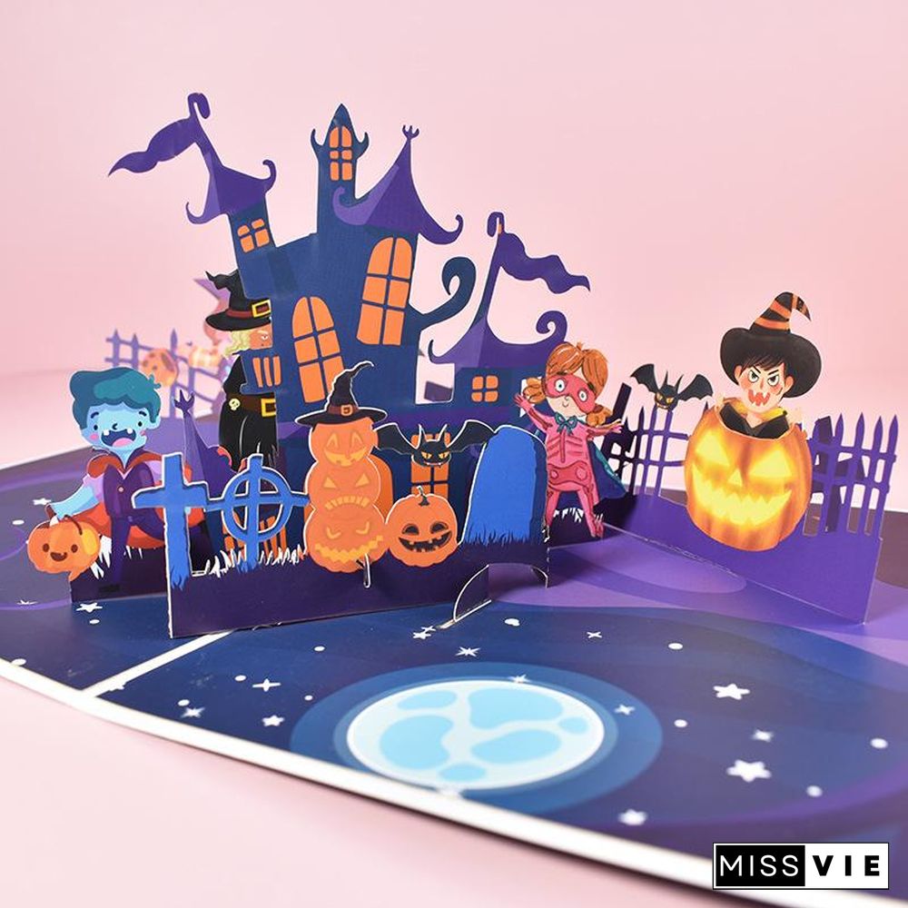 Halloween 3D Pop Up Greeting Card