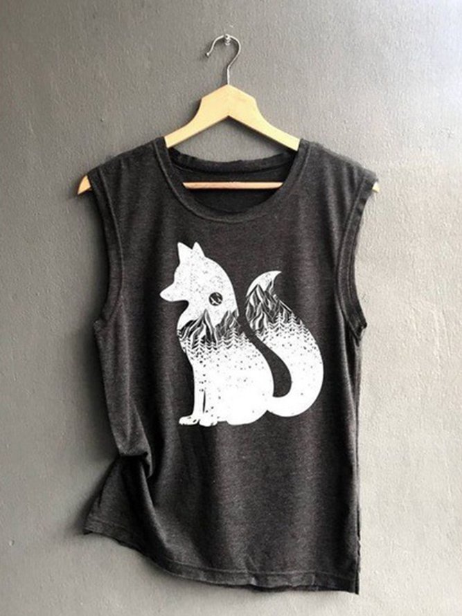 Women Cotton Shift Crew Neck Casual T-Shirts