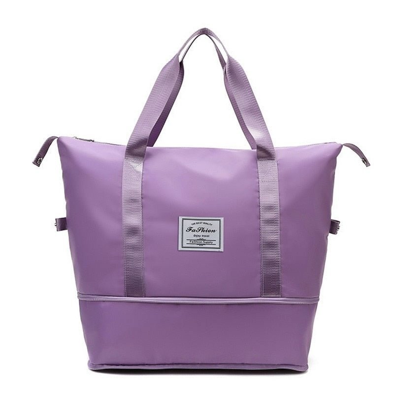 Women Large Capacity Foldable Travel Bag Gym Shoulder Bag For Workout Yoga Outdoor Waterproof Travel Handbags Shoulder Bag 2021
