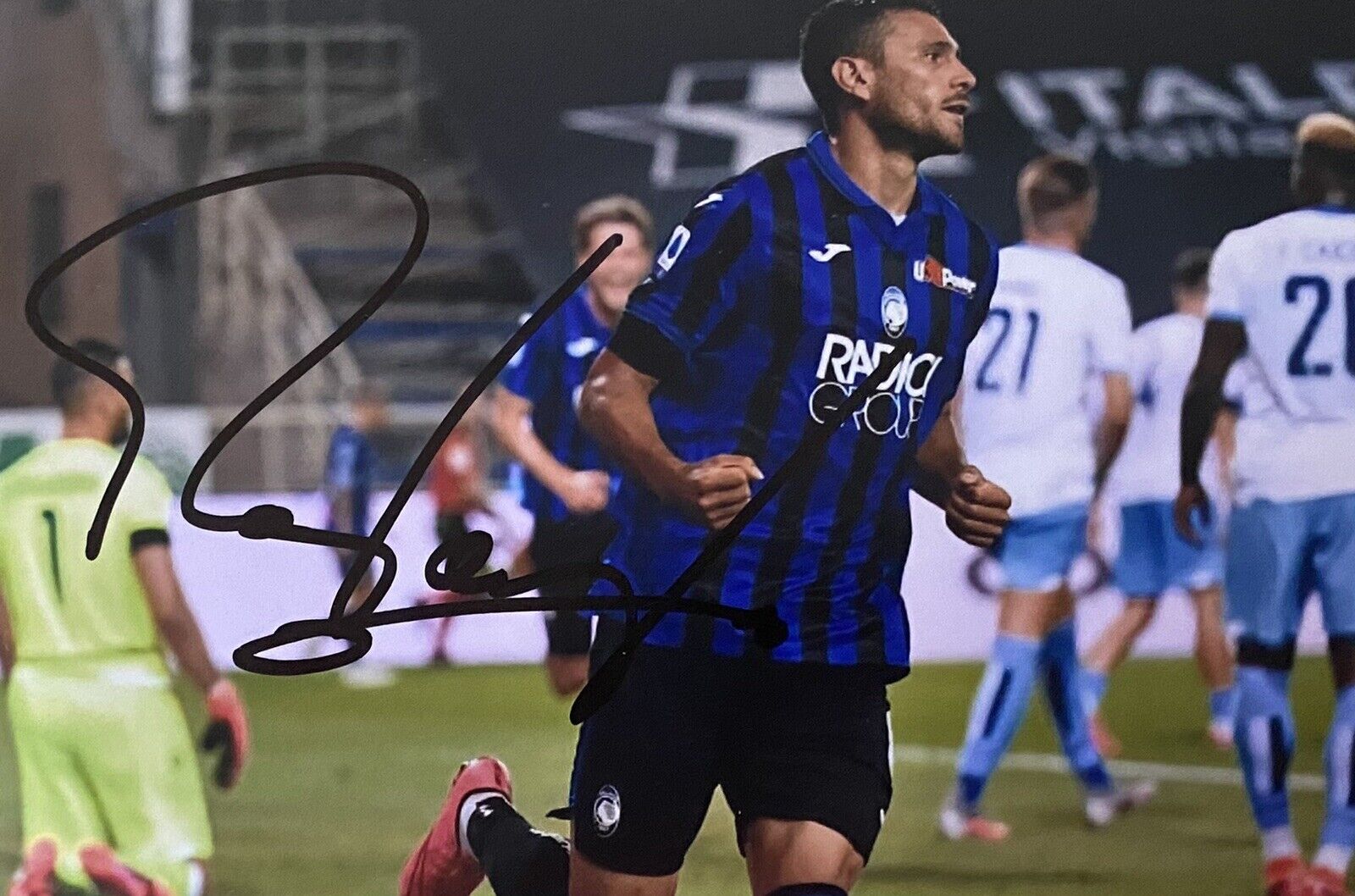 Jose Luis Palomino Genuine Hand Signed Atalanta B.C. 6X4 Photo Poster painting