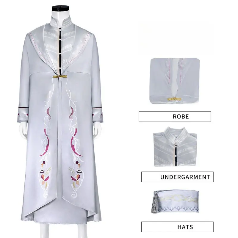 [Wetrose] Pre-Order White Magic Robe Cosplay Costume Halloween 
