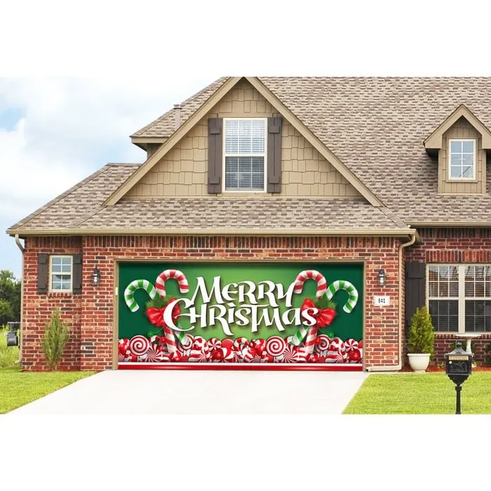 Candy Garage door banner