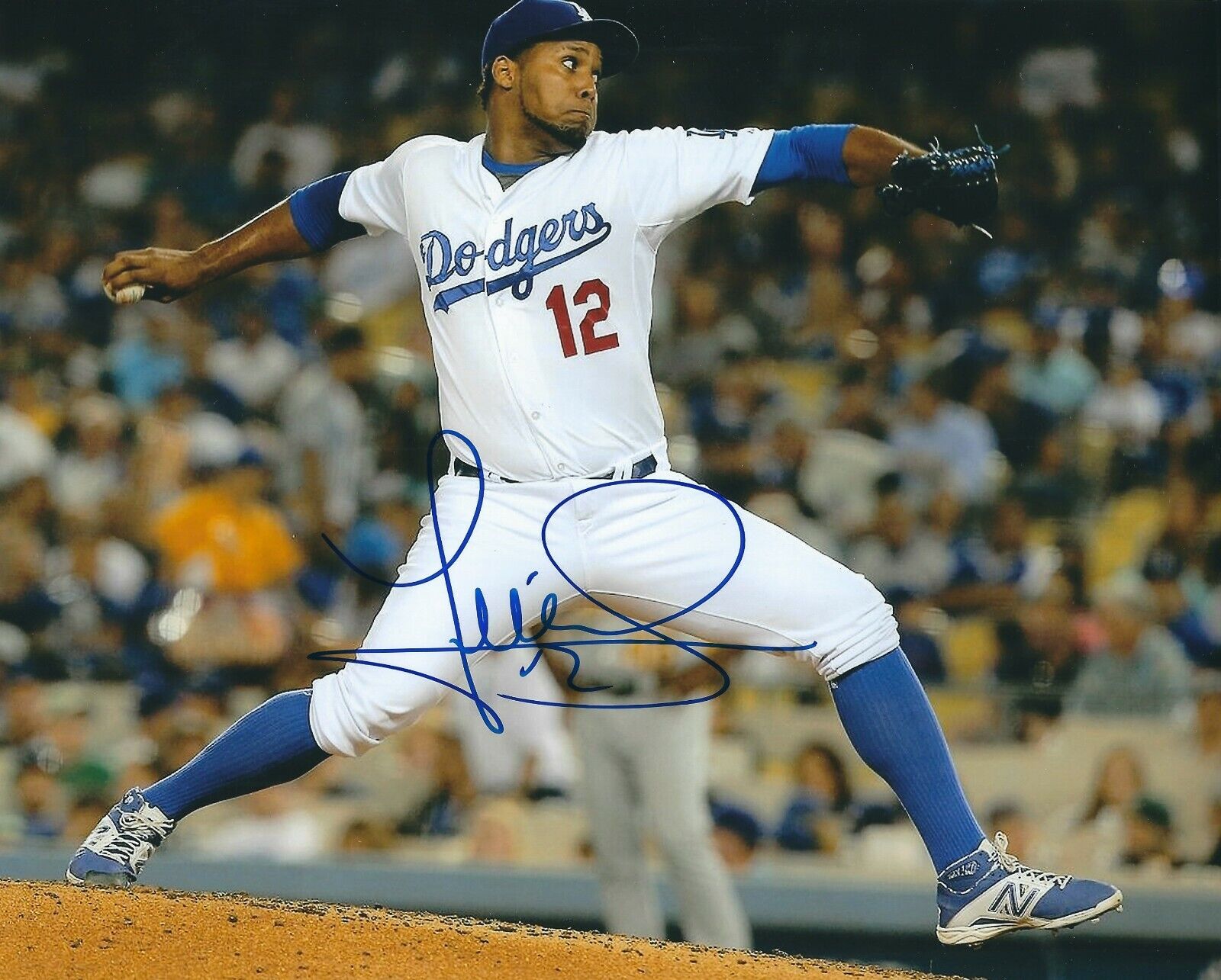 Autographed JUAN NICASIO Los Angeles Dodgers 8x10 Photo Poster painting- COA