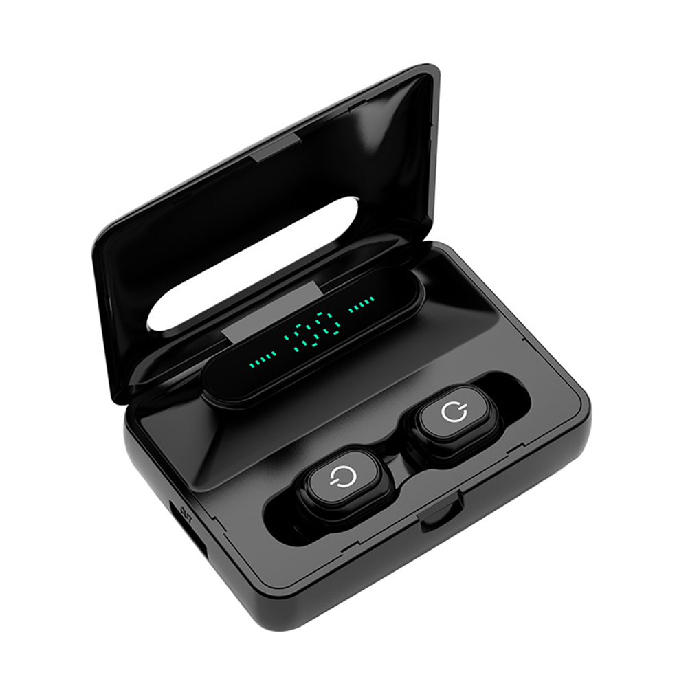 

H60 Bluetooth Wireless Earphones Touch TWS Stereo In-Ear Headphone with MIC, Black, 501 Original