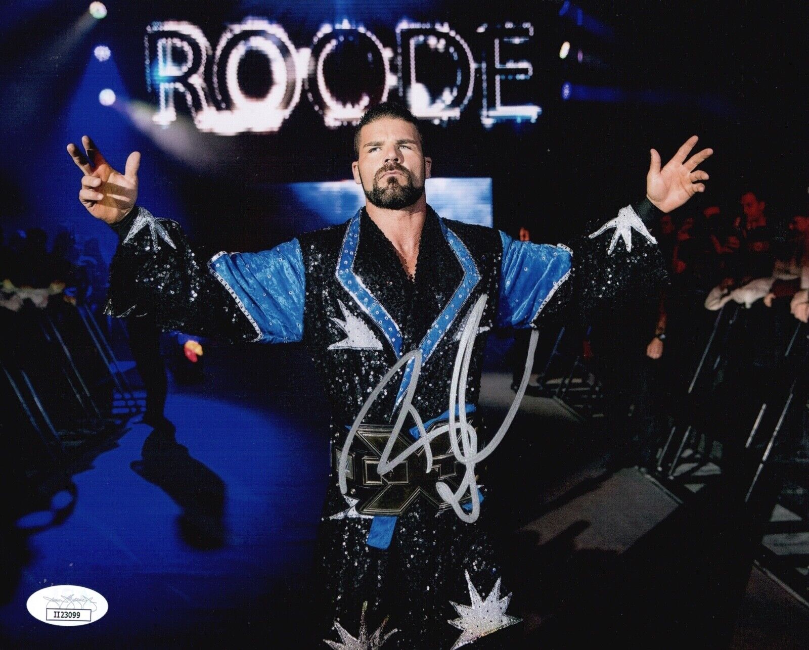 BOBBY ROODE Hand Signed WWE 8x10 Photo Poster painting Wrestler IN PERSON Autograph JSA COA Cert