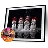 Snowman - Full Round Diamond Painting(40x50cm)