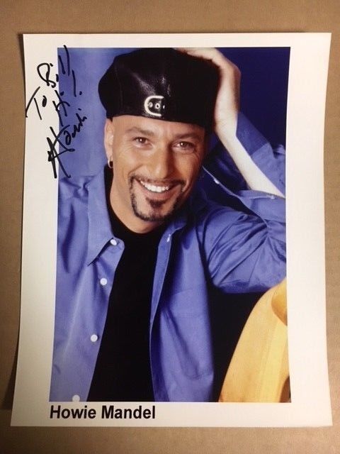 Howie Mandel Comic Close-up Signed Autographed 8X10 Photo Poster painting w/COA