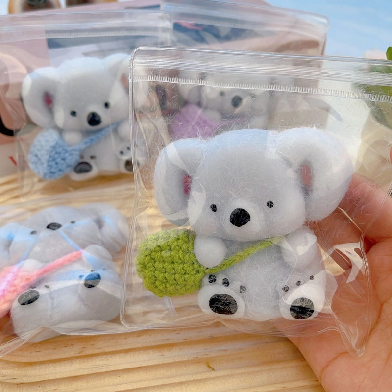 Cute Koala Cartoon Pinch Music Red Book With Animal Decompression Vent Toy Bear Pinch Gift Pendant